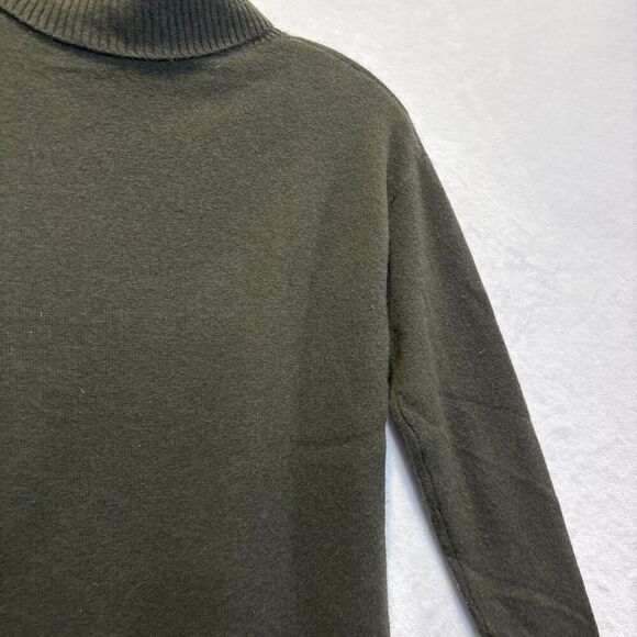 Neiman Marcus Women's Cashmere Collection Turtleneck Sweater Green Size XS - Picture 14 of 16